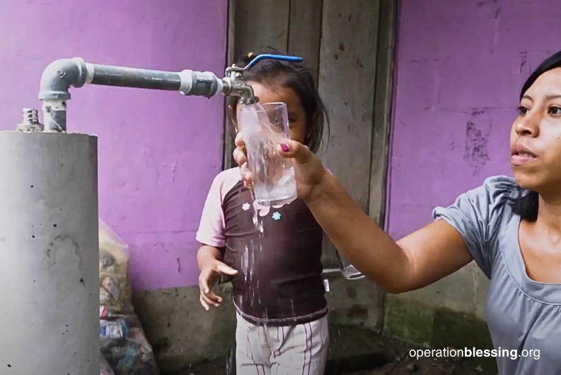 fresh water from the well