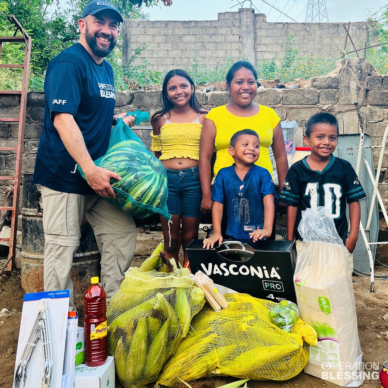 when food is scarce Operation Blessing is there to help