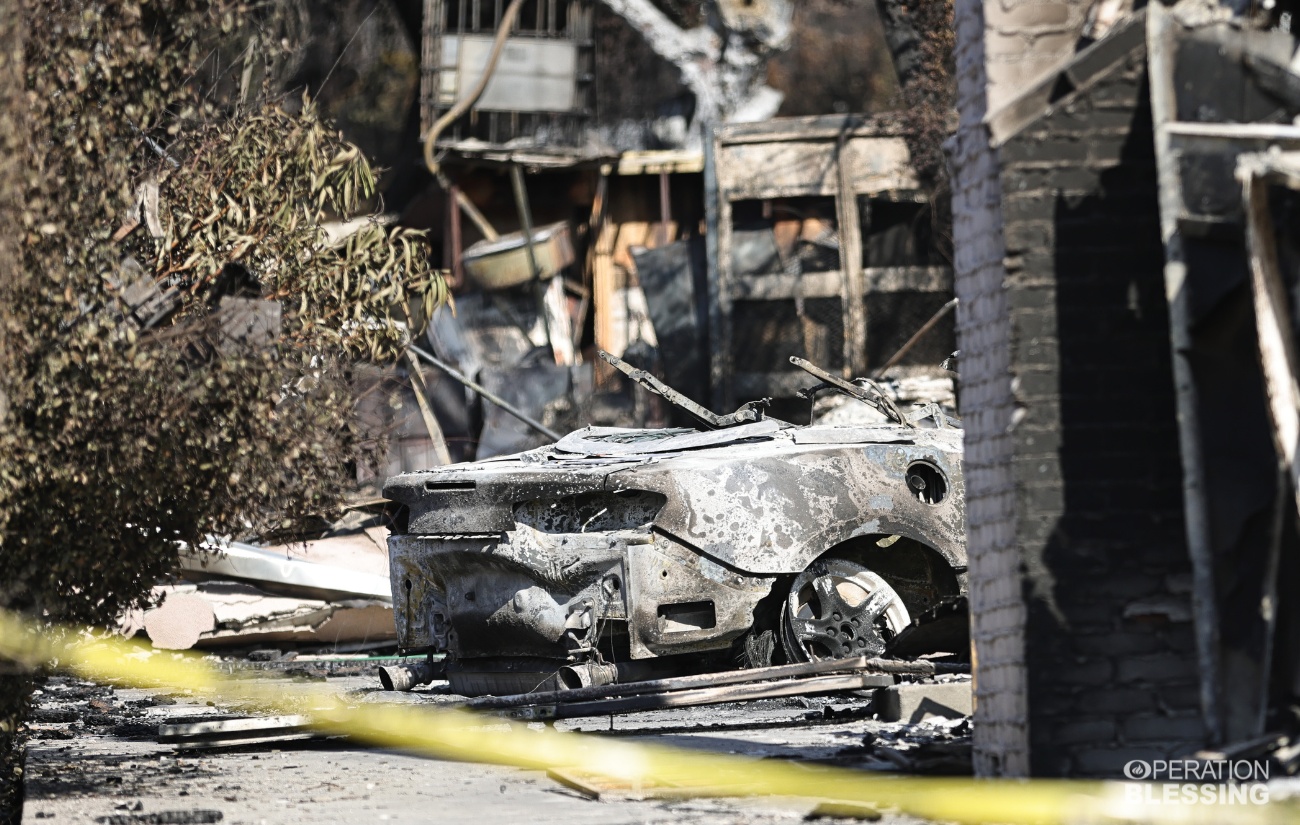Los Angeles wildfire destruction