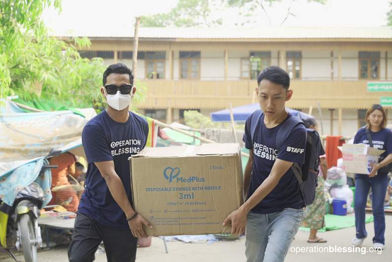 supplies for Myanmar and Thailand