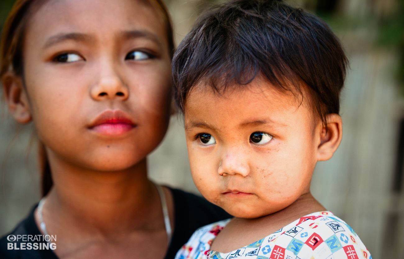 caring for her siblings